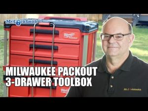 Milwaukee PACKOUT 3 Drawer Toolbox For LocksmithsMilwaukee PACKOUT 3 Drawer Toolbox For Locksmiths